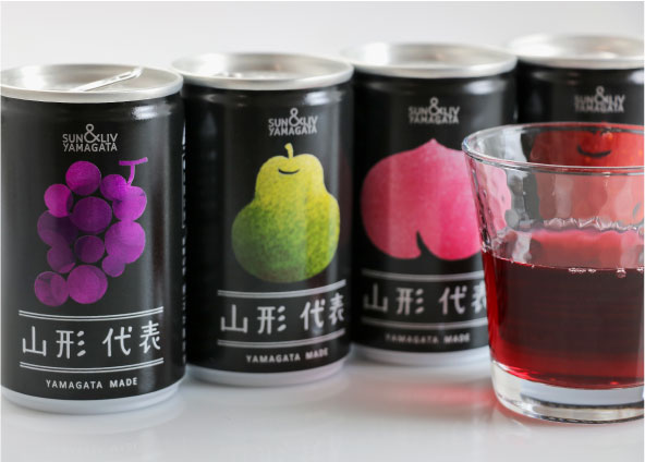 山形食品缶ジュース　山形代表